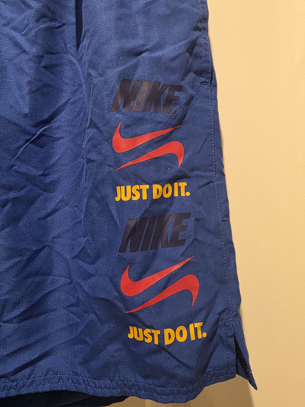 Men's Nike Swim Stack 7 inch Shorts in Game Royal - Picture 7 of 7